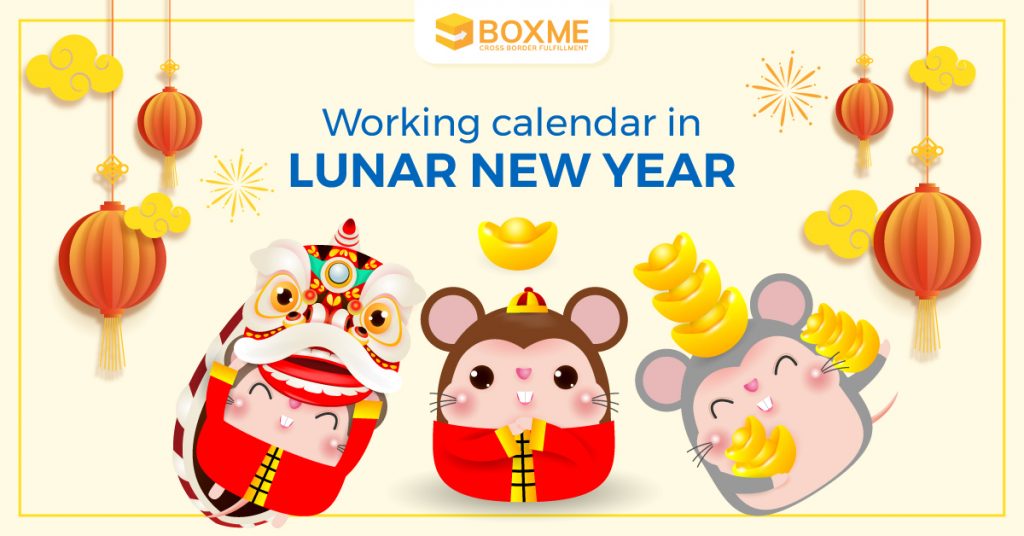 Boxme Global working calendar in Lunar New Year 2020 1
