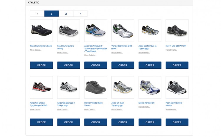 Asics shop e commerce