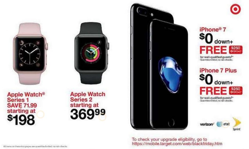 Target apple watch black sale friday 2018