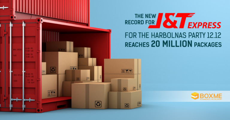 The new record for J&T Express for the harbolnas party 12.12 reaches 20 million packages !!
