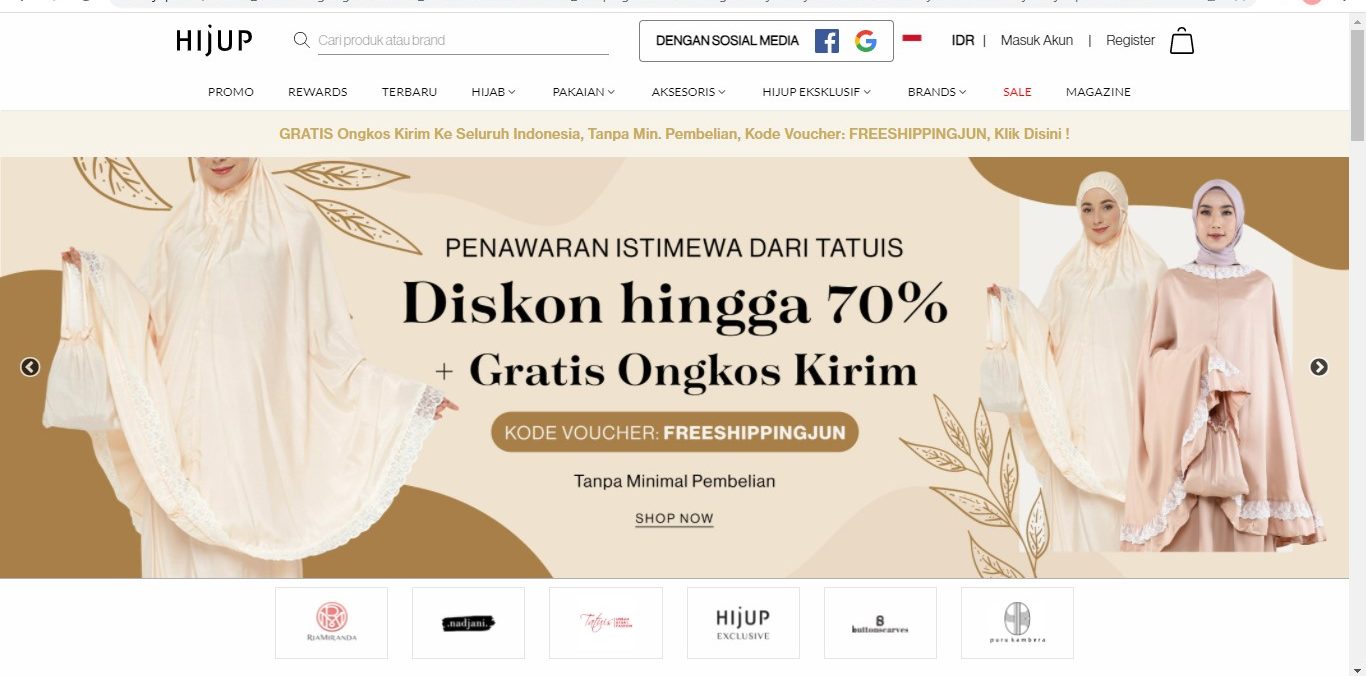 Best Fashion E-commerce Sites in Indonesia 3