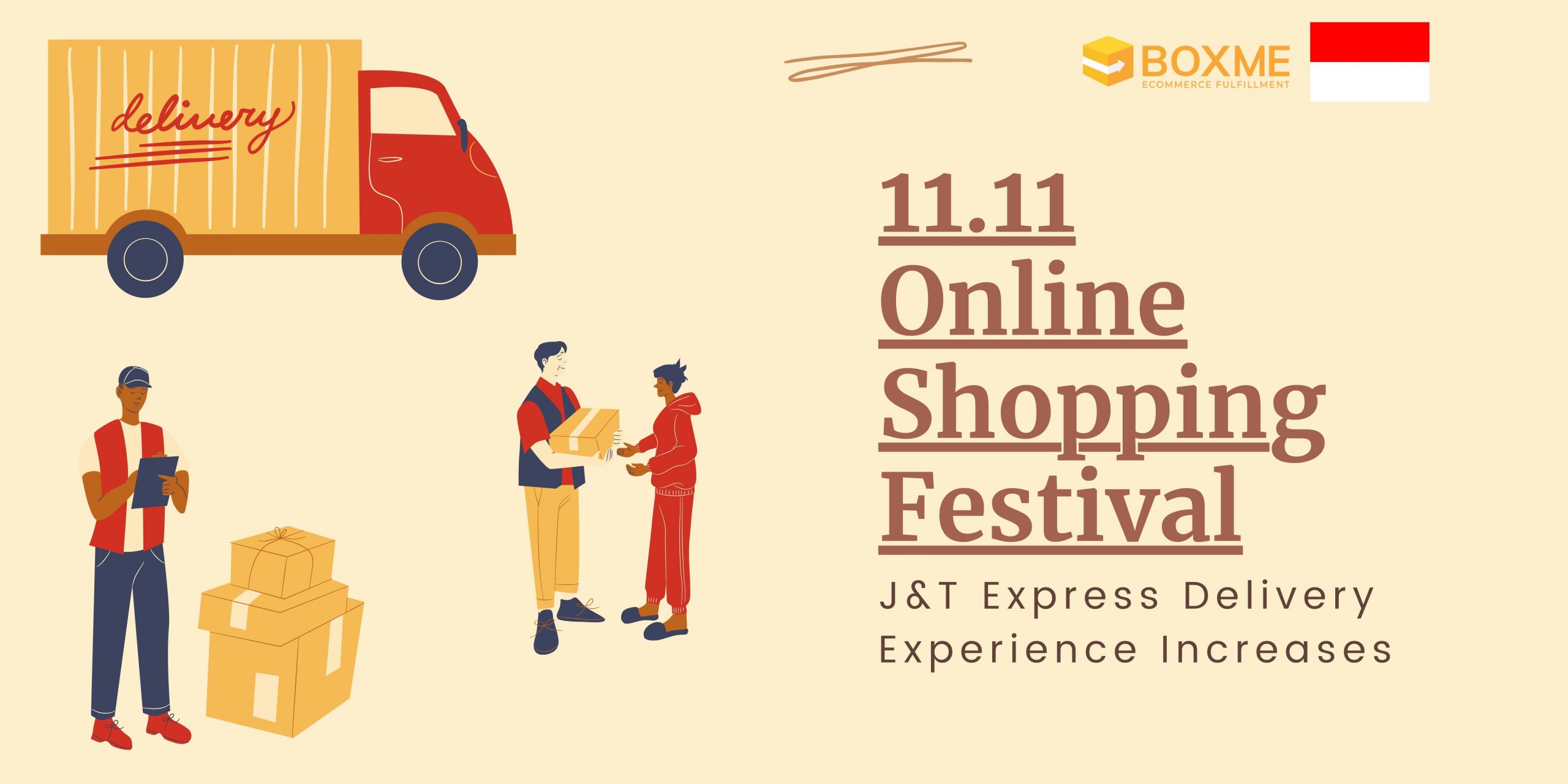 11 11 Online Shopping Festival J T Express Delivery Experien