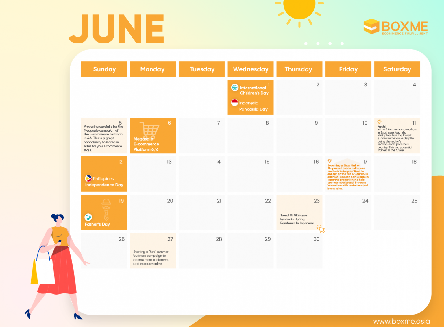 [Download] Southeast Asia E-Commerce Calendar 2022 - Boxme